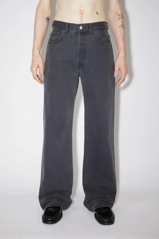 Acne Studios Jeans Man Loose Fit Jeans 8211 2021 Dark Grey