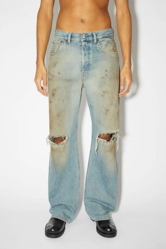 Acne Studios Jeans Man Loose Fit Jeans 8211 2021 Mid Blue