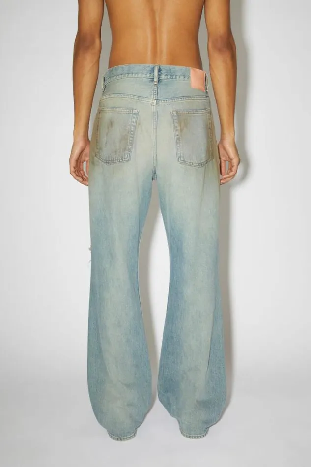 Acne Studios Jeans Man Loose Fit Jeans 8211 2021 Mid Blue