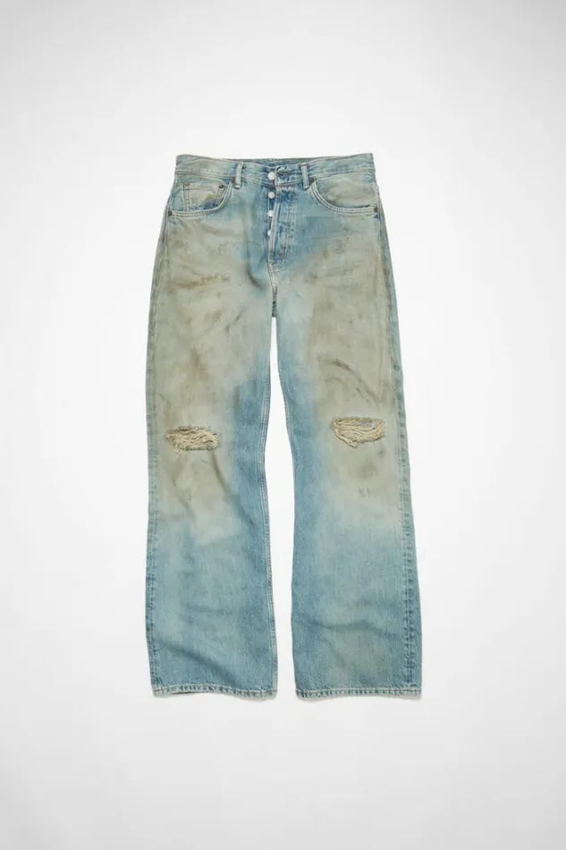 Acne Studios Jeans Man Loose Fit Jeans 8211 2021 Mid Blue