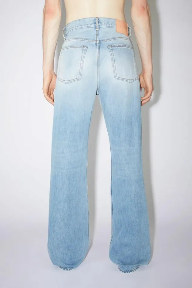Acne Studios Jeans Man Loose Fit Jeans 8211 2021Personalise It Light Blue