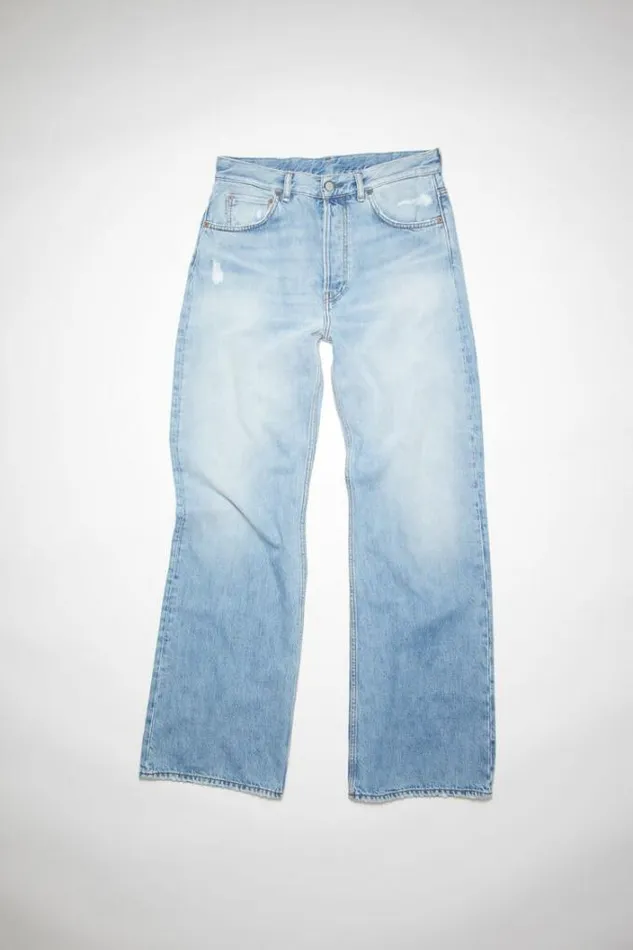Acne Studios Jeans Man Loose Fit Jeans 8211 2021Personalise It Light Blue