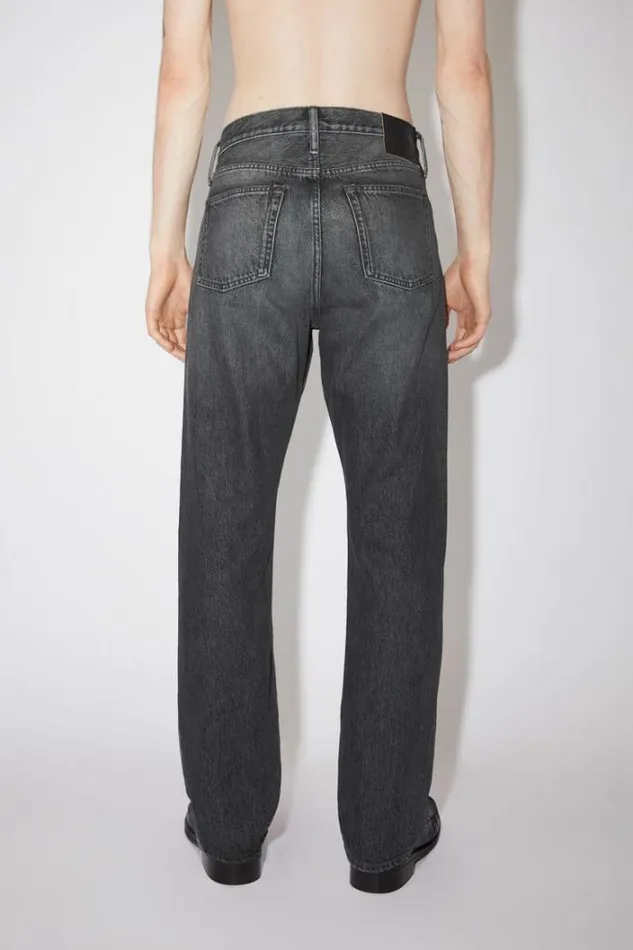 Acne Studios Jeans Man Regular Fit Jeans 1996 Black