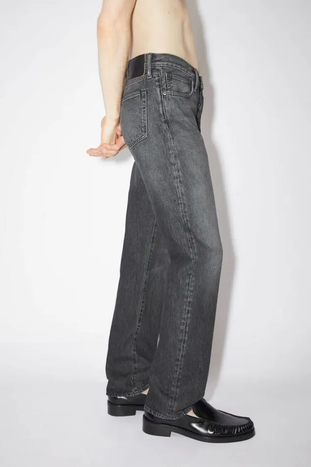 Acne Studios Jeans Man Regular Fit Jeans 1996 Black