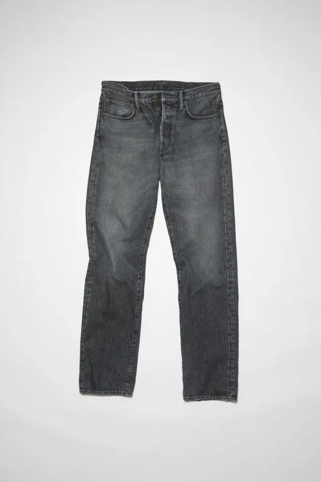 Acne Studios Jeans Man Regular Fit Jeans 1996 Black