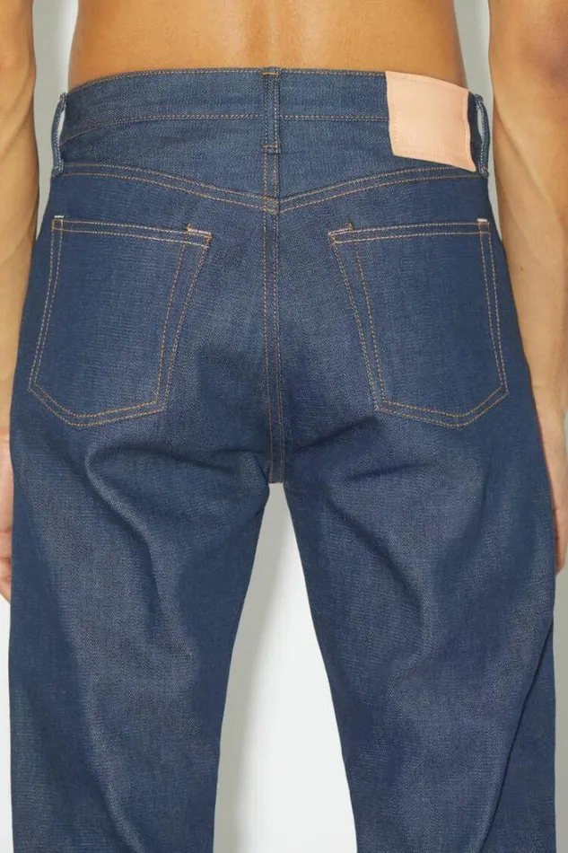 Acne Studios Jeans Man Regular Fit Jeans 1996 Indigo Blue