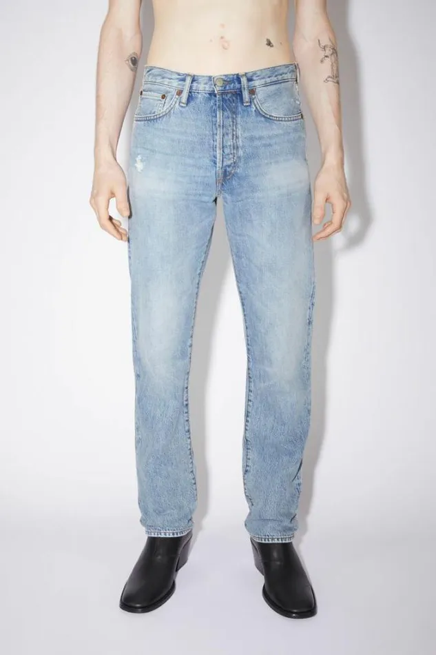 Acne Studios Jeans Man Regular Fit Jeans 1996Personalise It Light Blue