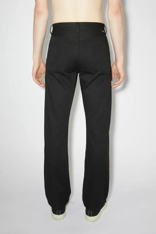 Acne Studios Jeans Man Regular Fit Jeans 8211 1950 All Black