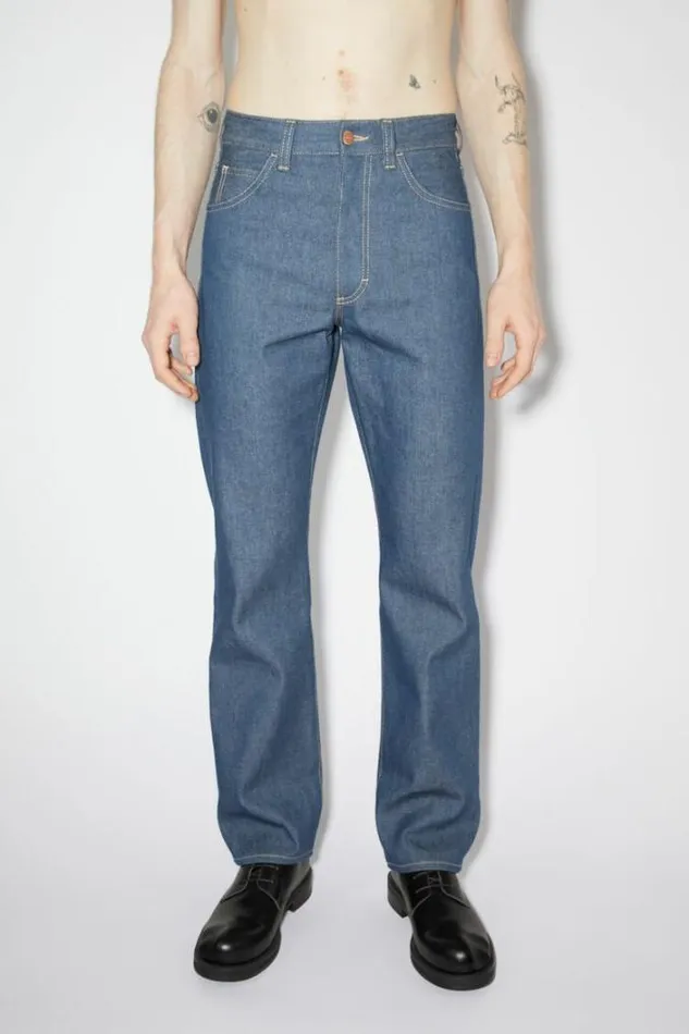 Acne Studios Jeans Man Regular Fit Jeans 8211 1950 Pale Indigo