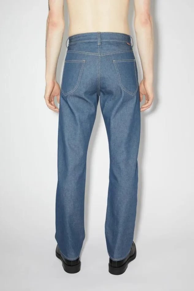 Acne Studios Jeans Man Regular Fit Jeans 8211 1950 Pale Indigo