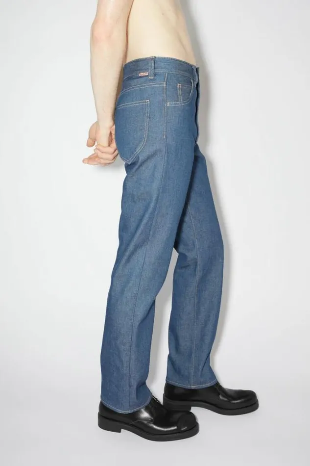 Acne Studios Jeans Man Regular Fit Jeans 8211 1950 Pale Indigo