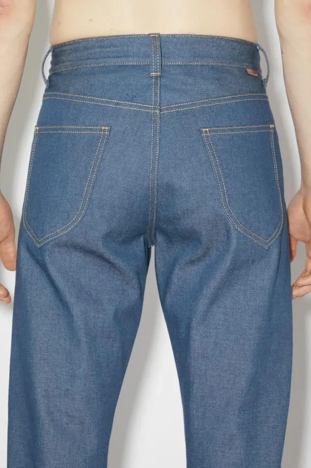 Acne Studios Jeans Man Regular Fit Jeans 8211 1950 Pale Indigo
