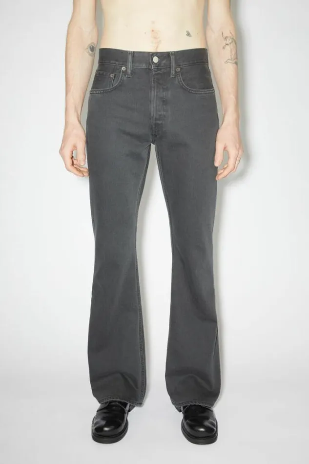 Acne Studios Jeans Man Regular Fit Jeans 8211 1992 Dark Grey