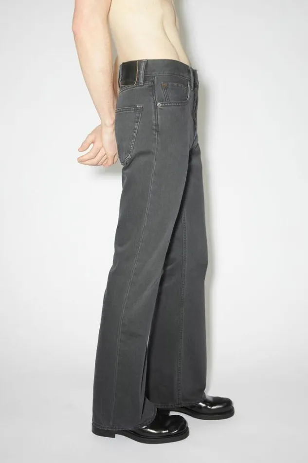 Acne Studios Jeans Man Regular Fit Jeans 8211 1992 Dark Grey