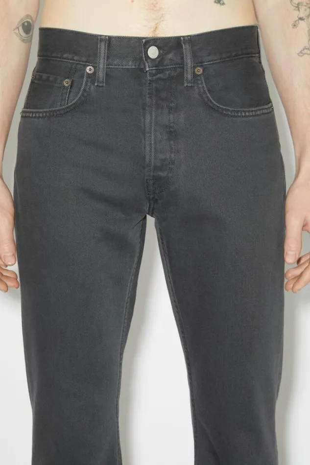 Acne Studios Jeans Man Regular Fit Jeans 8211 1992 Dark Grey
