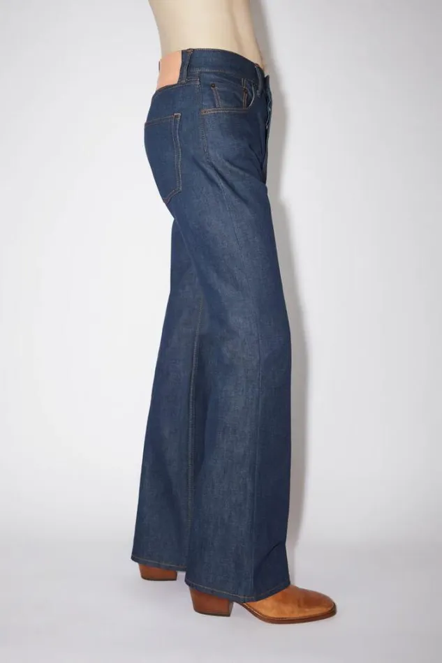Acne Studios Jeans Man Regular Fit Jeans 8211 1992 Indigo Blue