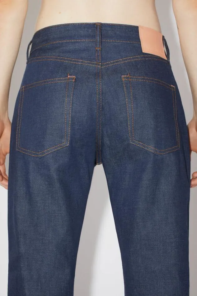 Acne Studios Jeans Man Regular Fit Jeans 8211 1992 Indigo Blue