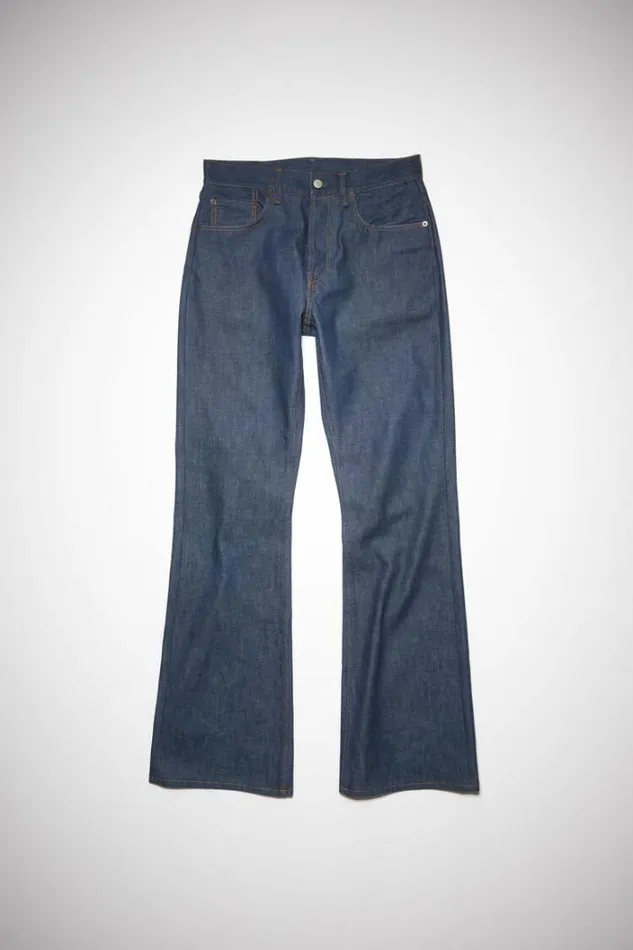 Acne Studios Jeans Man Regular Fit Jeans 8211 1992 Indigo Blue