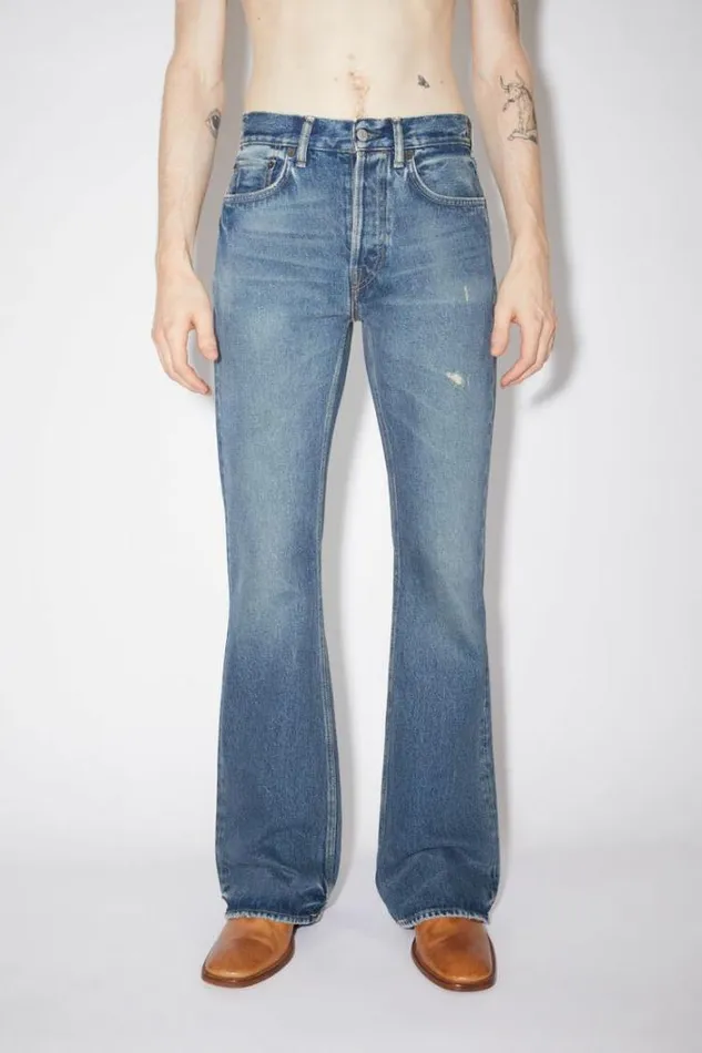 Acne Studios Jeans Man Regular Fit Jeans 8211 1992 Mid Blue