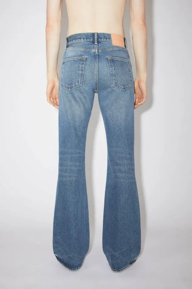 Acne Studios Jeans Man Regular Fit Jeans 8211 1992 Mid Blue