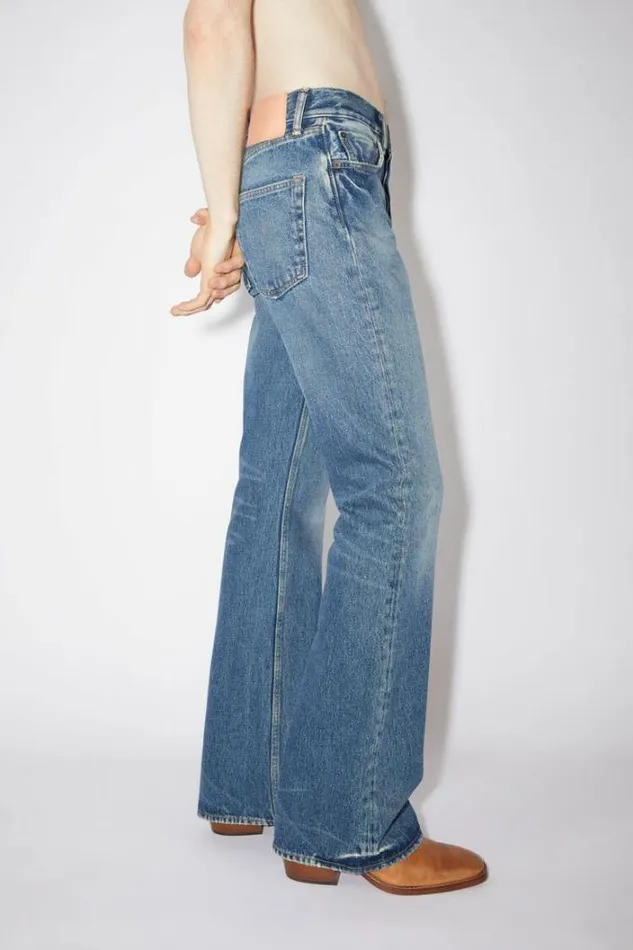 Acne Studios Jeans Man Regular Fit Jeans 8211 1992 Mid Blue