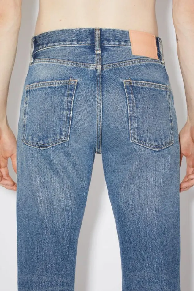 Acne Studios Jeans Man Regular Fit Jeans 8211 1992 Mid Blue