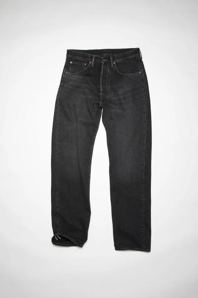 Acne Studios Jeans Man Relaxed Fit Jeans 8211 2003 Black