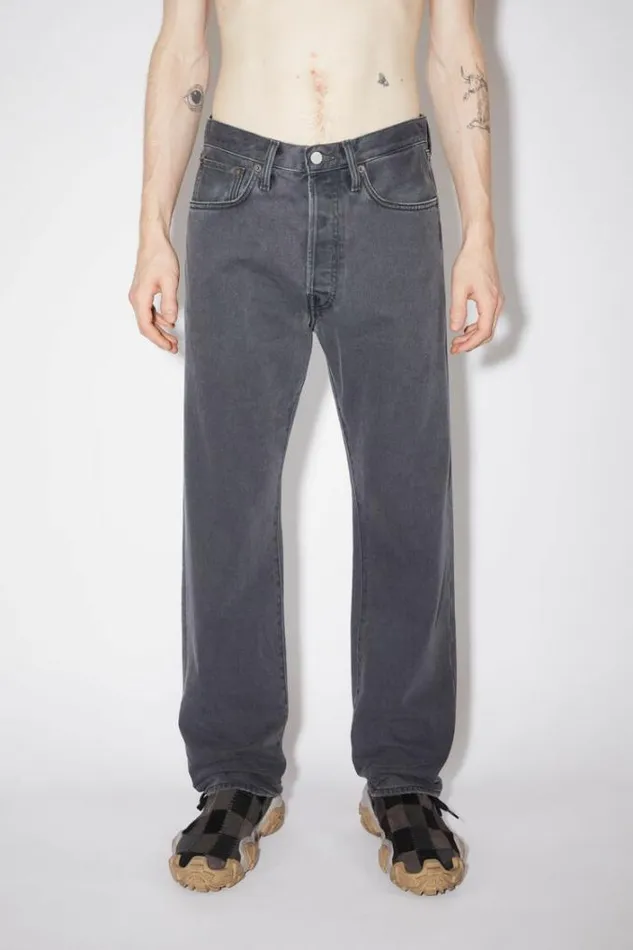 Acne Studios Jeans Man Relaxed Fit Jeans 8211 2003 Dark GreyGrey