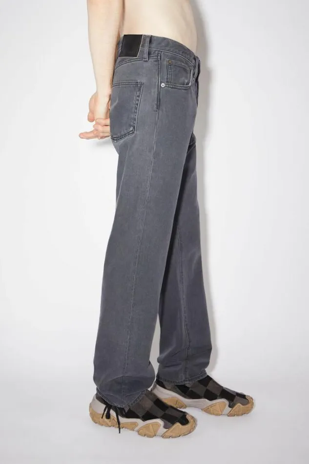 Acne Studios Jeans Man Relaxed Fit Jeans 8211 2003 Dark GreyGrey