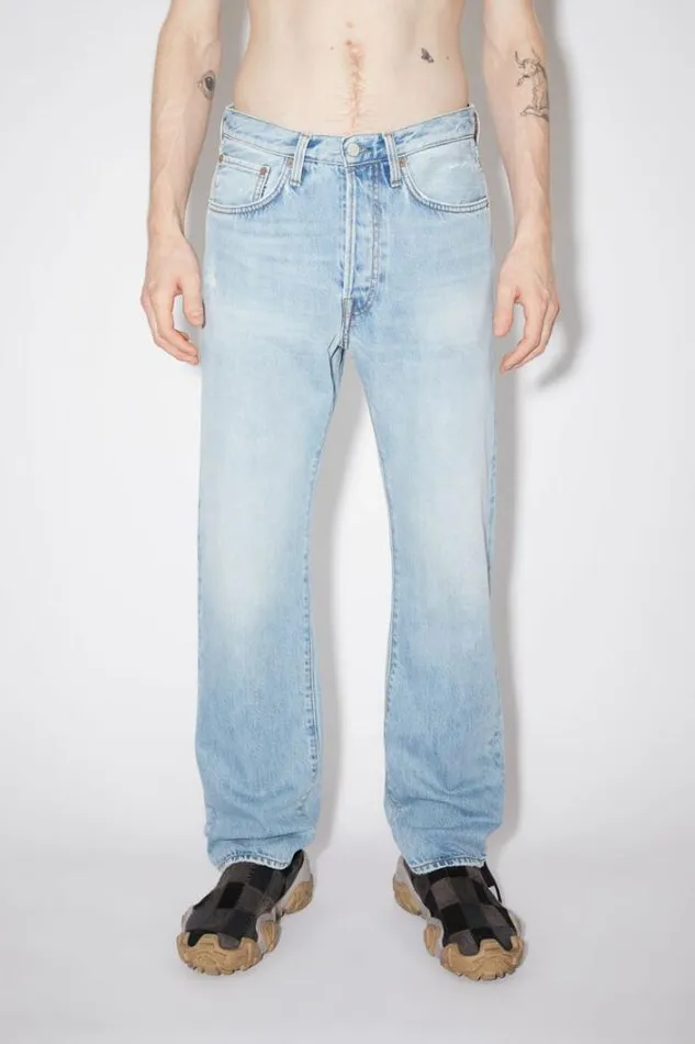 Acne Studios Jeans Man Relaxed Fit Jeans 8211 2003 Light Blue