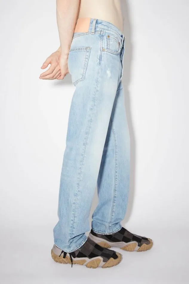 Acne Studios Jeans Man Relaxed Fit Jeans 8211 2003 Light Blue