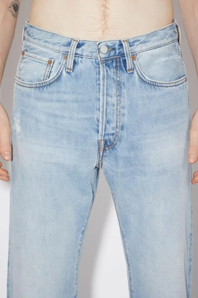 Acne Studios Jeans Man Relaxed Fit Jeans 8211 2003 Light Blue