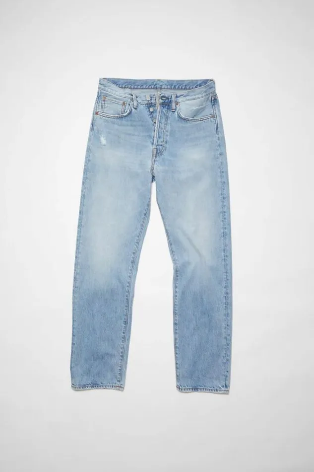 Acne Studios Jeans Man Relaxed Fit Jeans 8211 2003 Light Blue