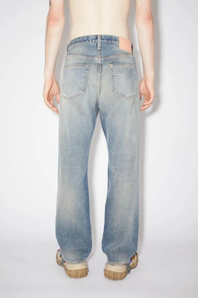 Acne Studios Jeans Man Relaxed Fit Jeans 8211 2003 Mid Blue