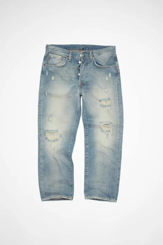 Acne Studios Jeans Man Relaxed Fit Jeans 8211 2003 Mid Blue