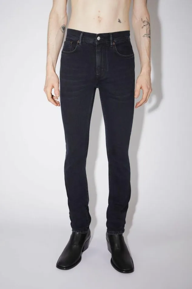 Acne Studios Jeans Man Skinny Fit Jeans 8211 North BlueBlack