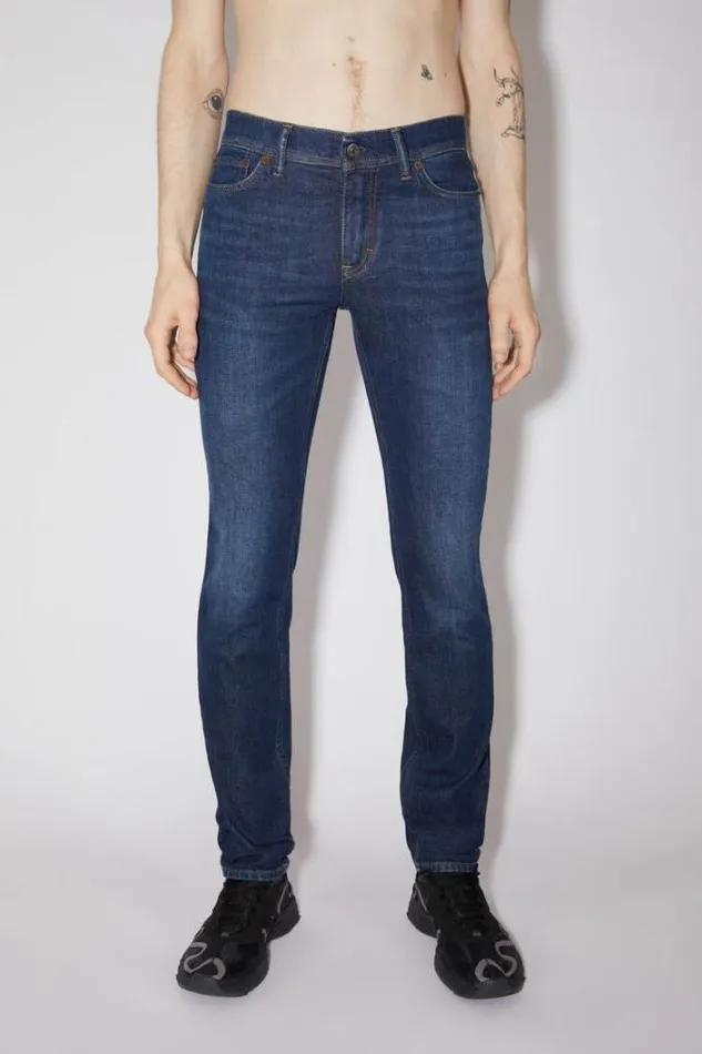 Acne Studios Jeans Man Skinny Fit Jeans 8211 North Dark Blue