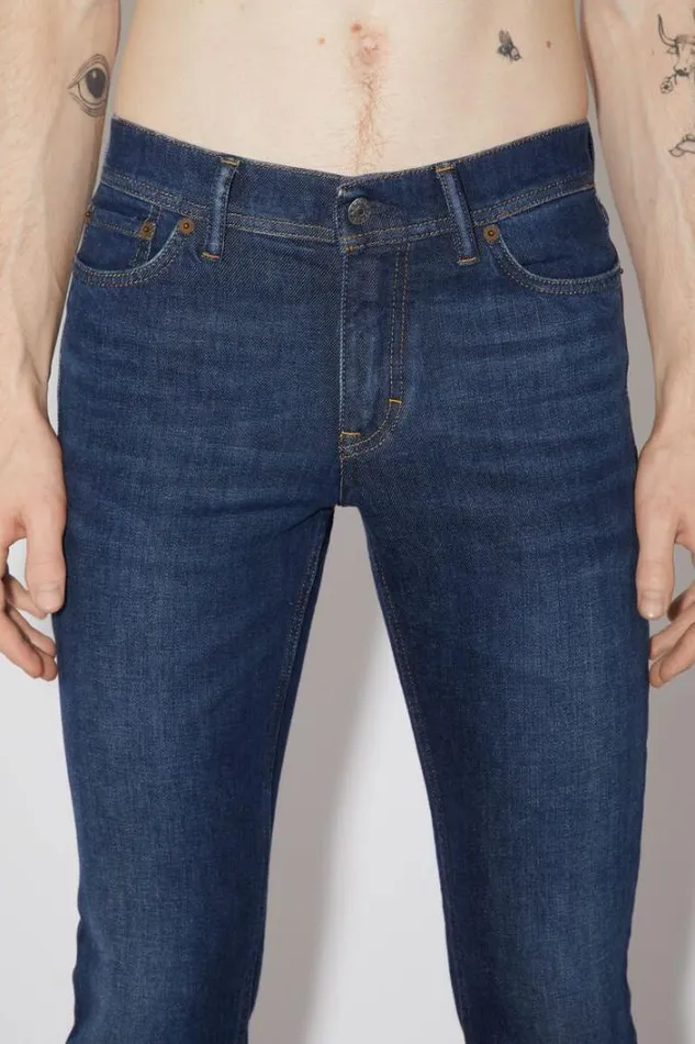Acne Studios Jeans Man Skinny Fit Jeans 8211 North Dark Blue