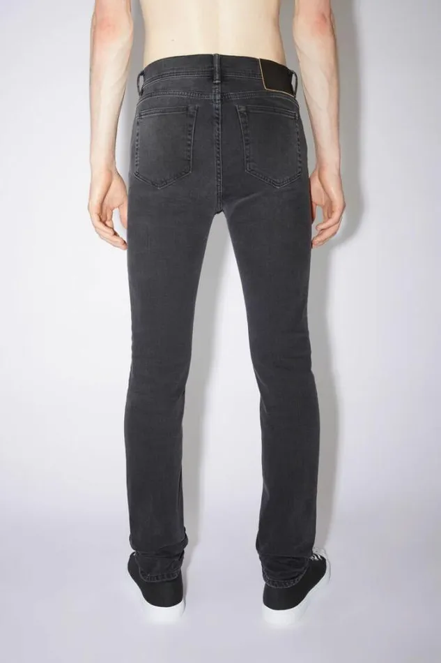 Acne Studios Jeans Man Skinny Fit Jeans 8211 North Used Black