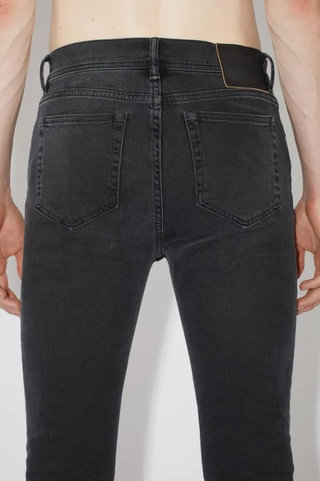 Acne Studios Jeans Man Skinny Fit Jeans 8211 North Used Black