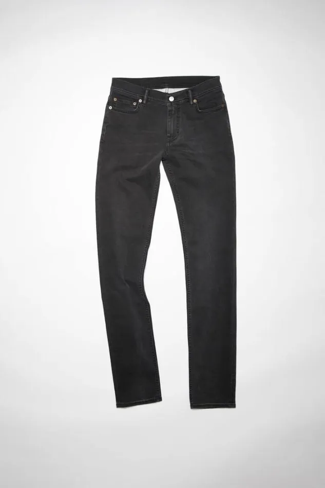 Acne Studios Jeans Man Skinny Fit Jeans 8211 North Used Black