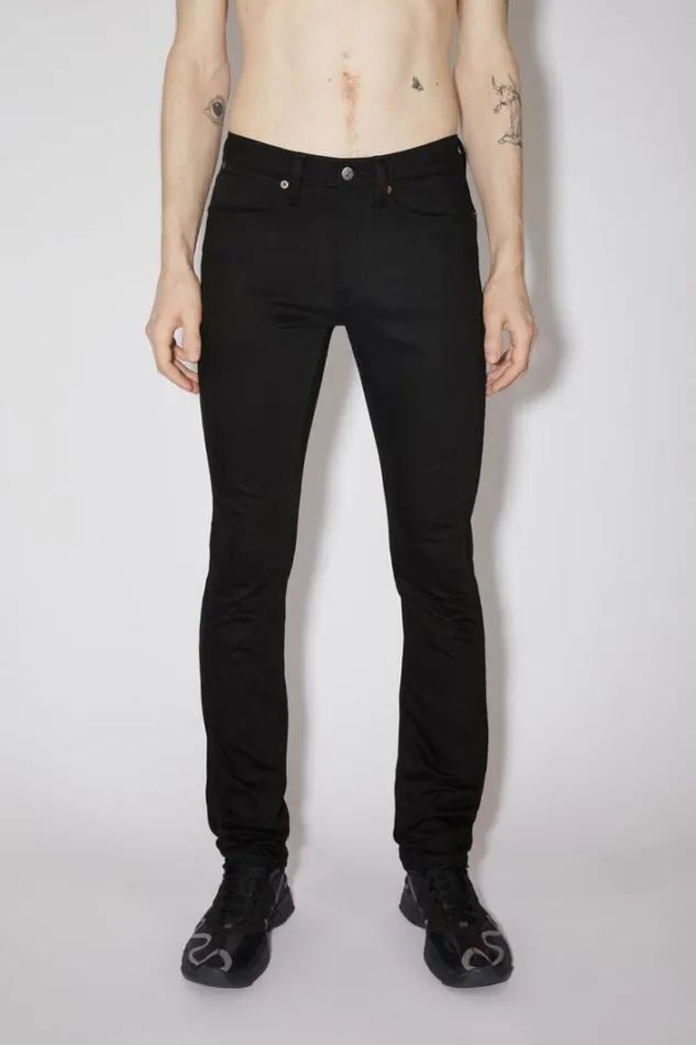 Acne Studios Jeans Man Slim Fit Jeans 8211 Max Black Black