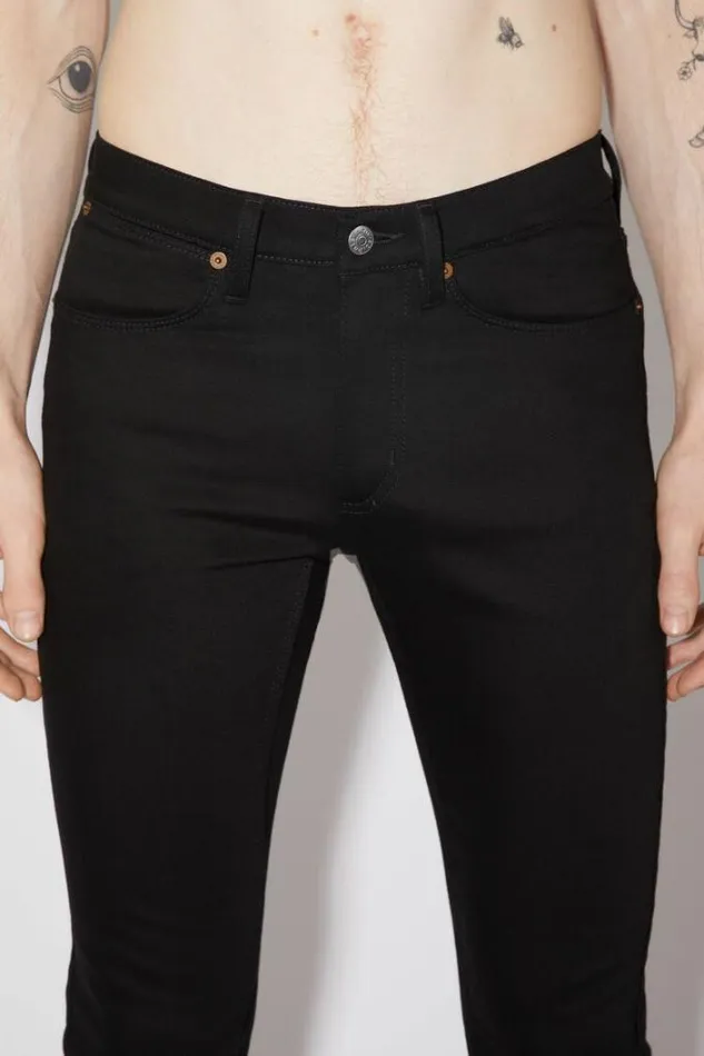 Acne Studios Jeans Man Slim Fit Jeans 8211 Max Black Black