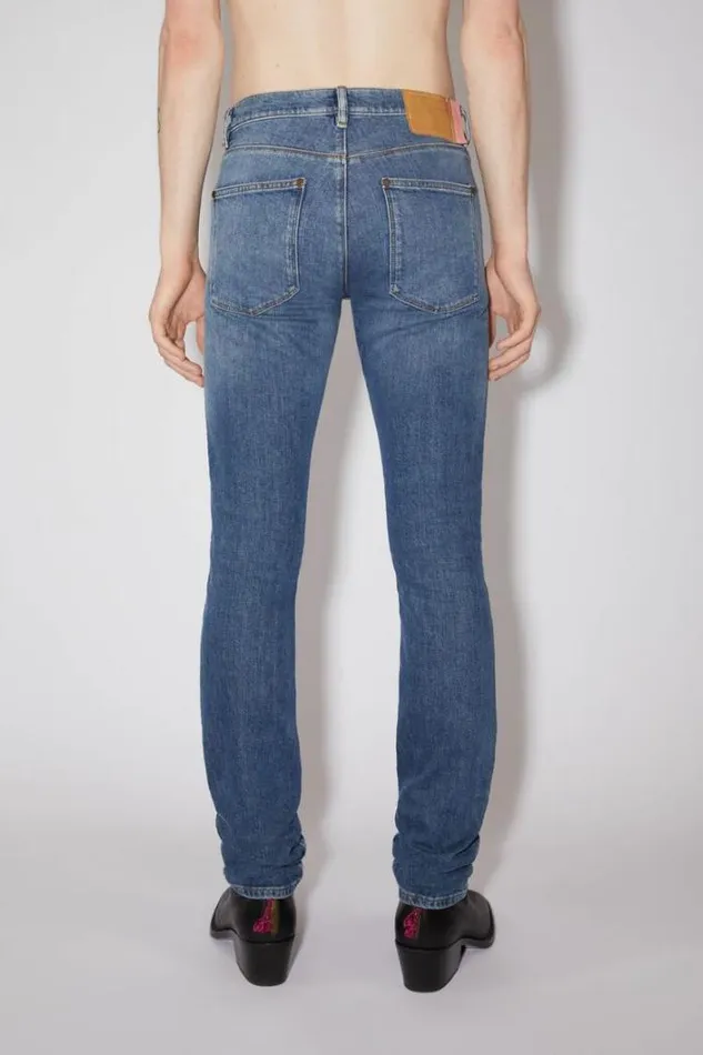 Acne Studios Jeans Man Slim Fit Jeans 8211 Max Mid Blue