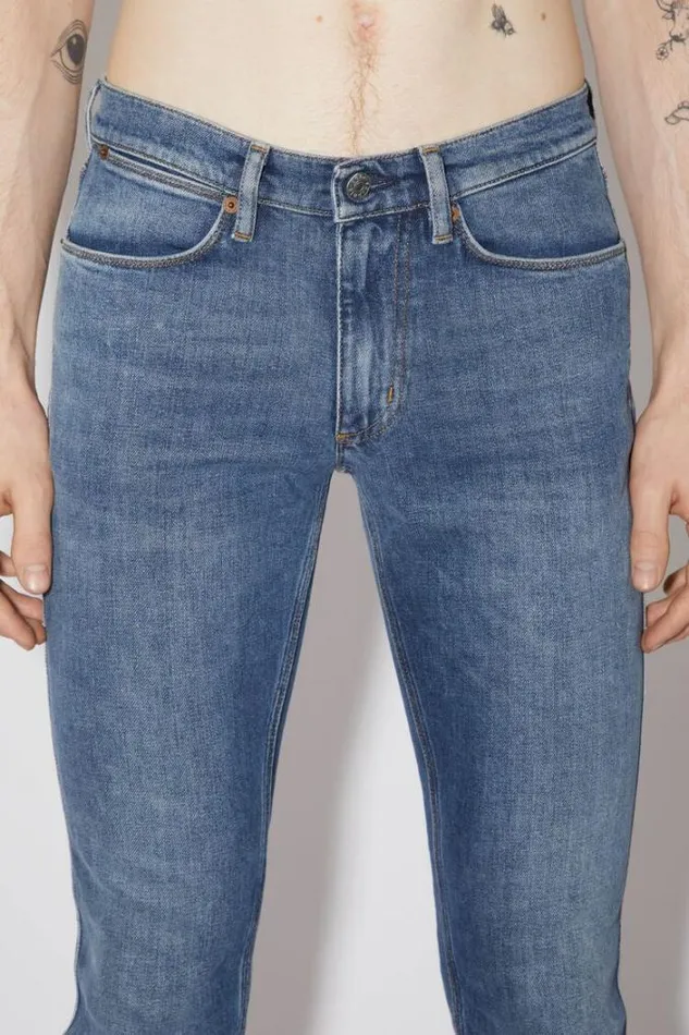 Acne Studios Jeans Man Slim Fit Jeans 8211 Max Mid Blue