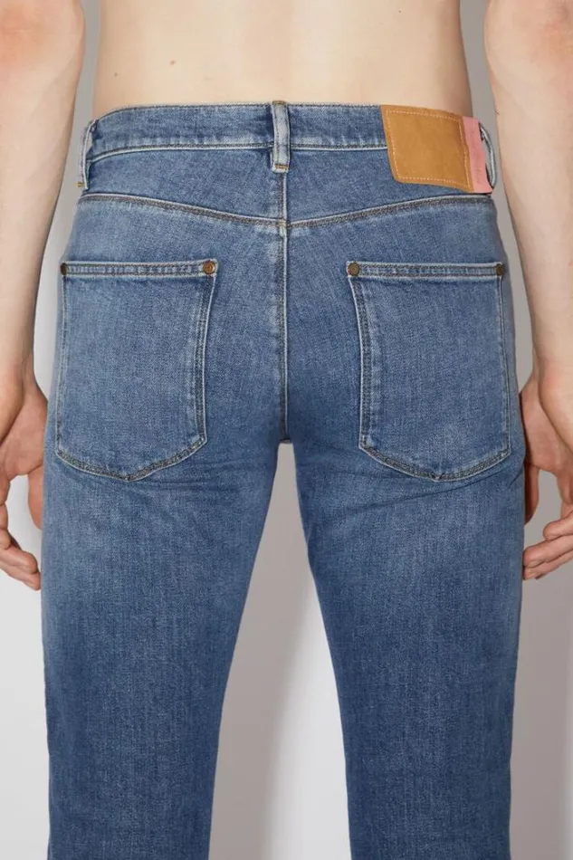 Acne Studios Jeans Man Slim Fit Jeans 8211 Max Mid Blue