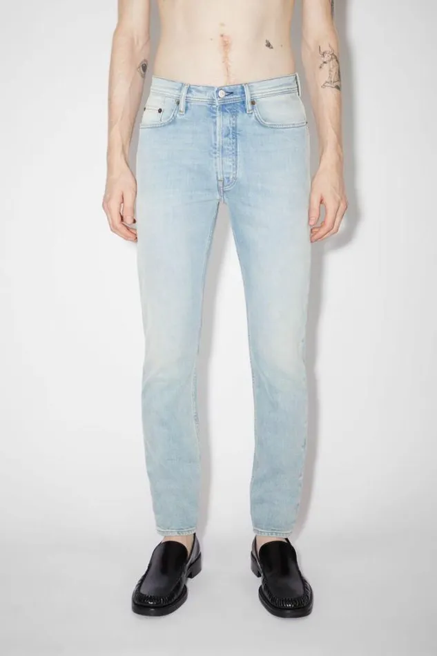Acne Studios Jeans Man Slim Fit Jeans 8211 River Light Blue