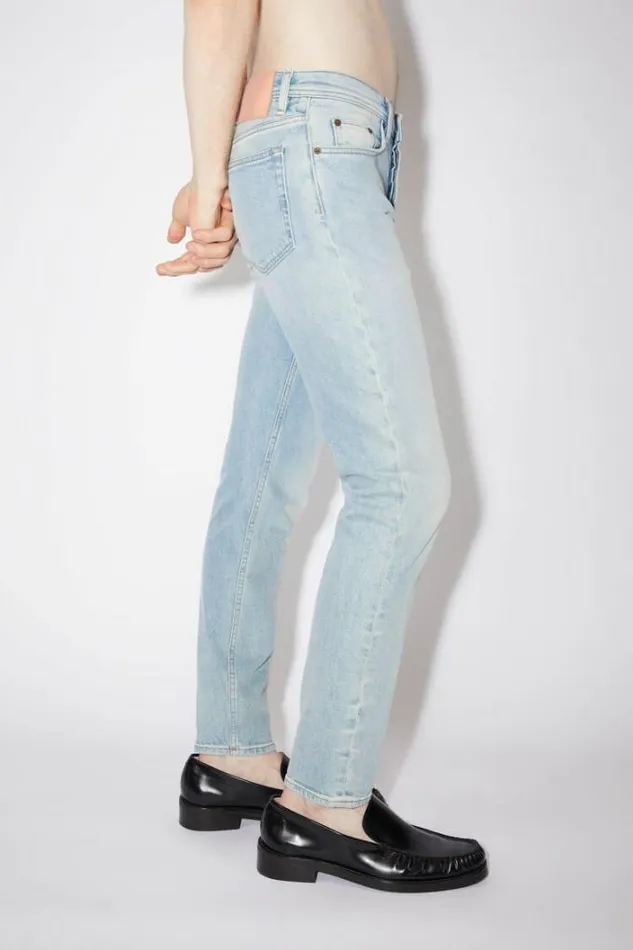 Acne Studios Jeans Man Slim Fit Jeans 8211 River Light Blue