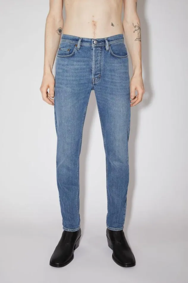 Acne Studios Jeans Man Slim Fit Jeans 8211 River Mid Blue
