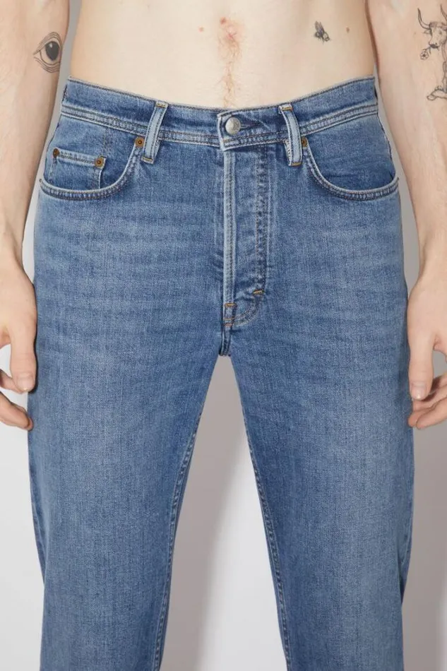 Acne Studios Jeans Man Slim Fit Jeans 8211 River Mid Blue
